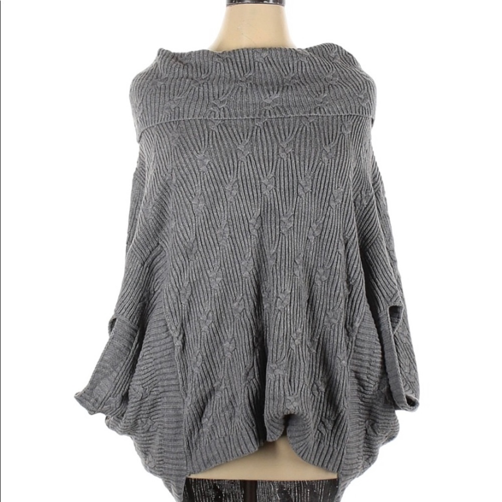 Gray Poncho - image 1
